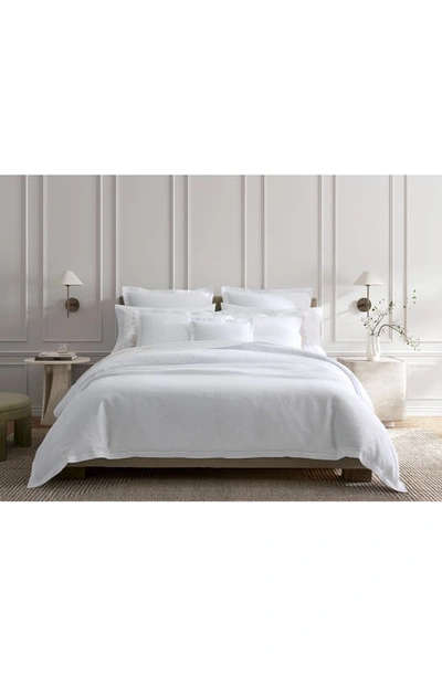 Matouk Set Of 2 Roman Hemstitch Linen Pillowcases In White