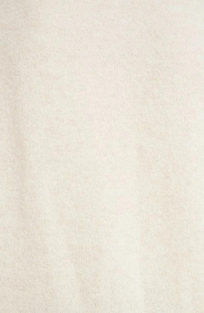 Shop Acne Studios Keve Face Patch Wool Cardigan In Oatmeal Melange