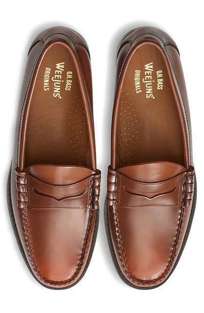 Shop Gh Bass Larson Leather Penny Loafer In Whiskey