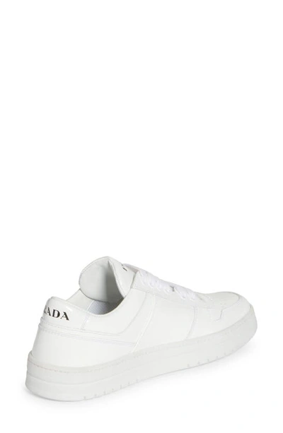 Shop Prada Downtown Logo Low Top Sneaker In White