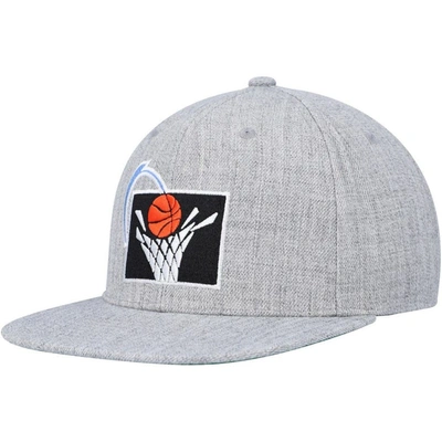 Mitchell & Ness Men's  Heather Gray Cleveland Cavaliers Hardwood Classics 2.0 Snapback Hat In Heather Gray
