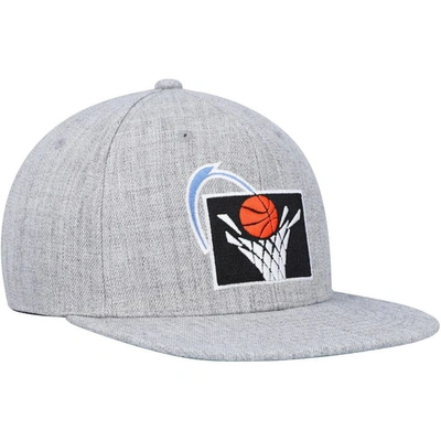 Mitchell & Ness Men's  Heather Gray Cleveland Cavaliers Hardwood Classics 2.0 Snapback Hat In Heather Gray