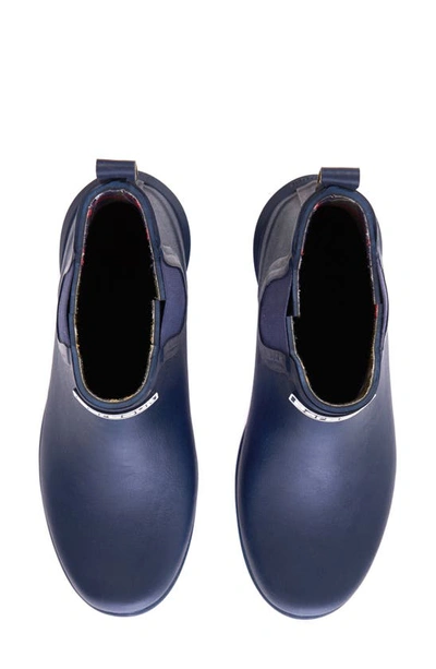 Shop Barbour Wilton Chelsea Rain Boot In Navy