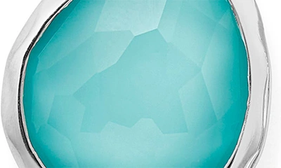 Ippolita Women's Rock Candy Sterling Silver, Rock Crystal, & Turquoise Drop Earrings In Silver