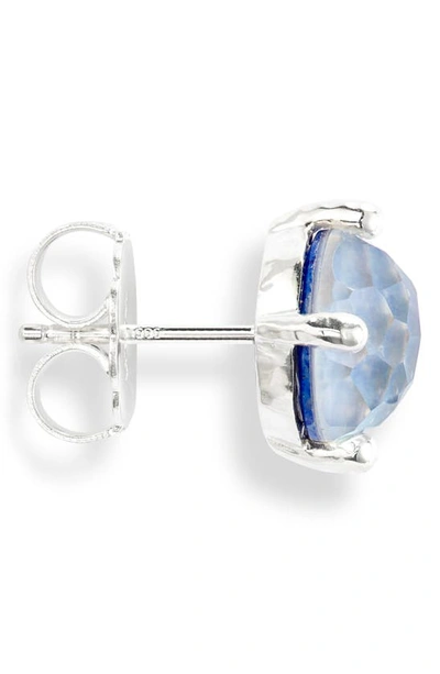 Shop Ippolita Rock Candy Mini Stud Earrings In Lapis/ Pearl