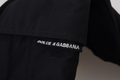 Shop Dolce & Gabbana Black Cotton Bermuda Cargo Men's Shorts