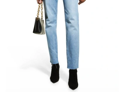 Shop Rag & Bone Tulip Dre Low-rise Tapered Fit Slim Boyfriend Jeans In Blue