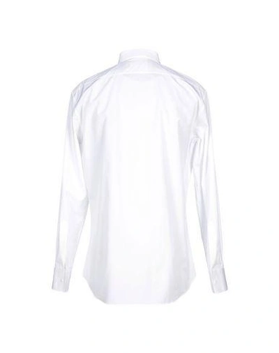 Shop Dsquared2 Man Shirt White Size 38 Cotton