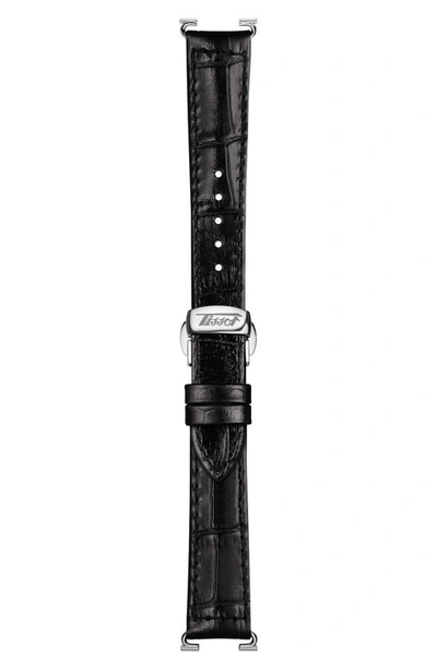 Tissot Heritage Porto Swiss Quartz Leather Strap Watch, 21mm In Silver