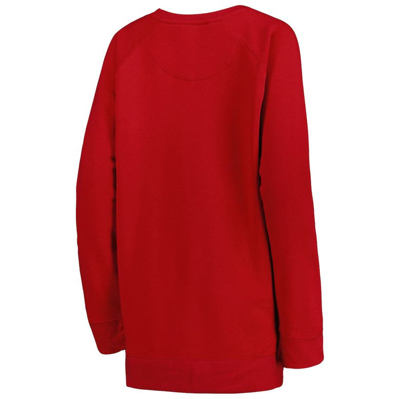 Shop Pressbox Crimson Alabama Crimson Tide Steamboat Animal Print Raglan Pullover Sweatshirt