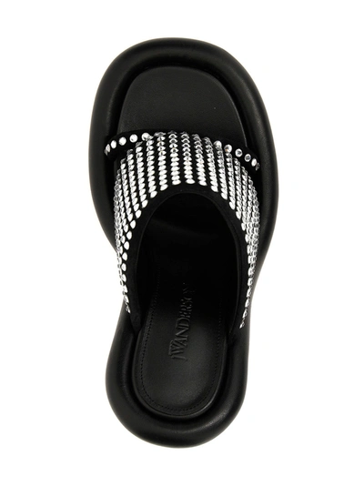 Shop Jw Anderson 'bumber Crystal' Mules