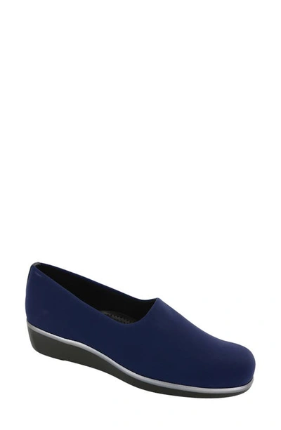 Shop Sas Bliss Slip-on Shoe In Navy