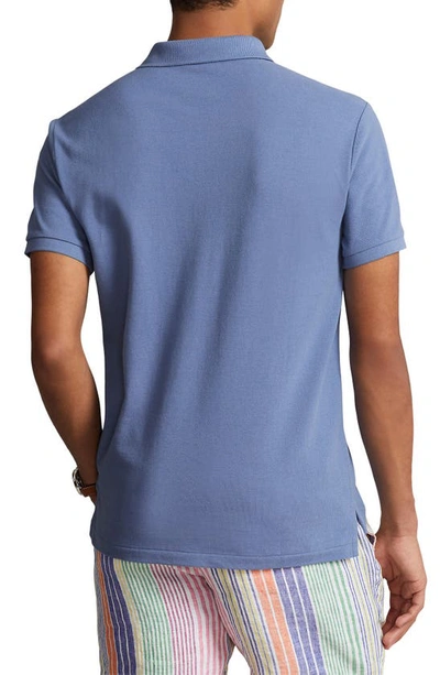 Shop Polo Ralph Lauren Cotton Polo Shirt In Blu/ Nvy Pp