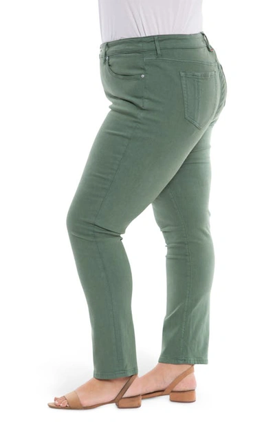 Slink Jeans Denim Leggings In Myrtle
