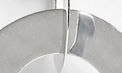 Shop Ippolita Flat Links Triple Drop Earrings In Sterling Silver