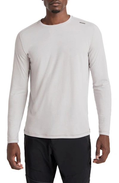 Shop Brady Regenerate Long Sleeve T-shirt In Titanium