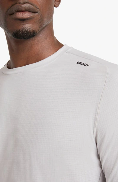 Shop Brady Regenerate Long Sleeve T-shirt In Titanium