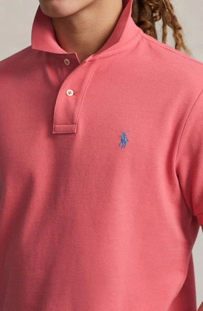 Shop Polo Ralph Lauren Cotton Polo In Red/ Blu Pp