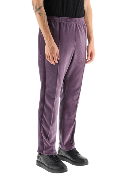 Needles Narrow Track Pant In Violet | ModeSens
