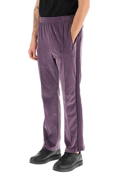 Needles Narrow Track Pant In Purple | ModeSens