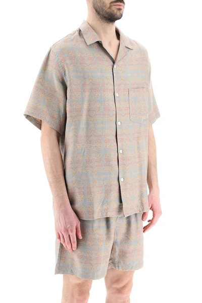 Shop Portuguese Flannel Cotton Viscose 'resort' Short Sleeve Shirt