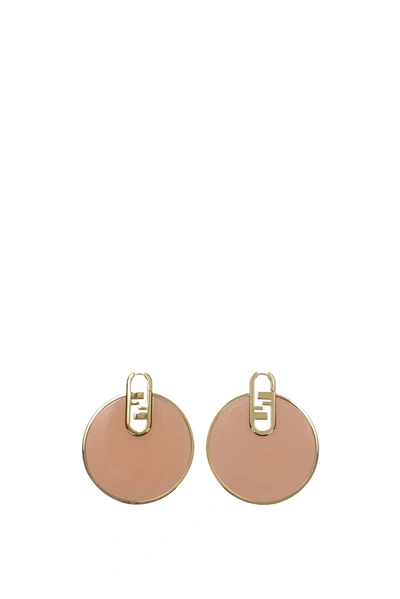 Shop Fendi Earrings Plexiglass Pink