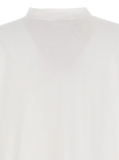 Shop Vetements Logo T-shirt White