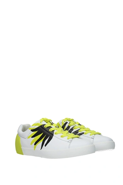 Shop Ash Sneakers X Filip Pagowski Leather White Lime