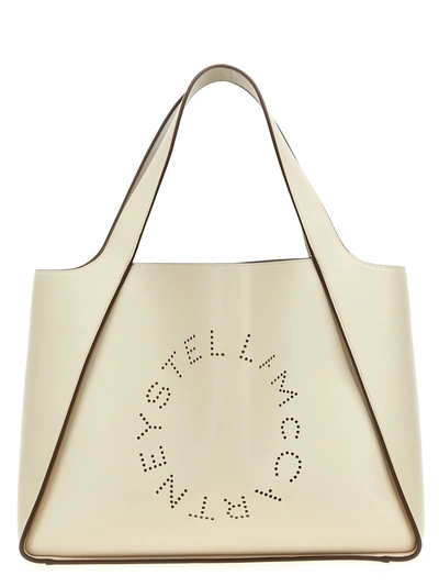 Shop Stella Mccartney Stella Logo Tote Bag White