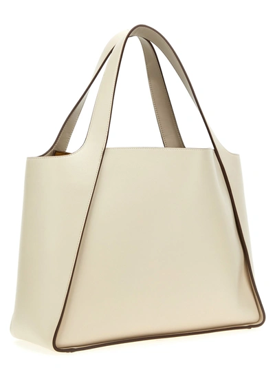 Shop Stella Mccartney Stella Logo Tote Bag White