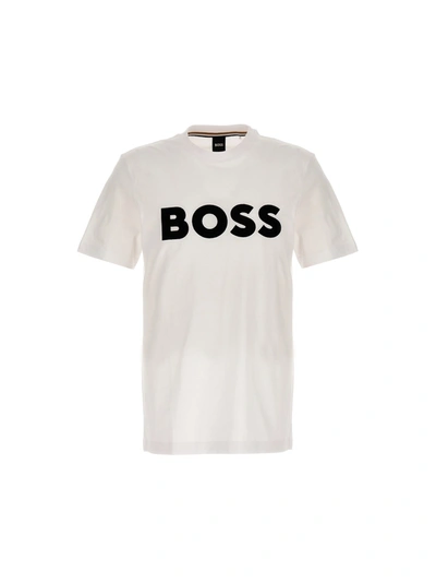 Shop Hugo Boss Tiburt T-shirt White/black
