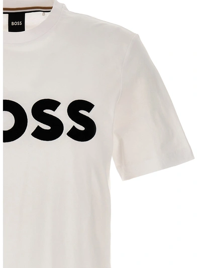 Shop Hugo Boss Tiburt T-shirt White/black