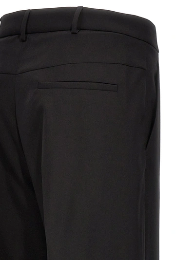 Shop Valentino Formal Trousers Pants Black