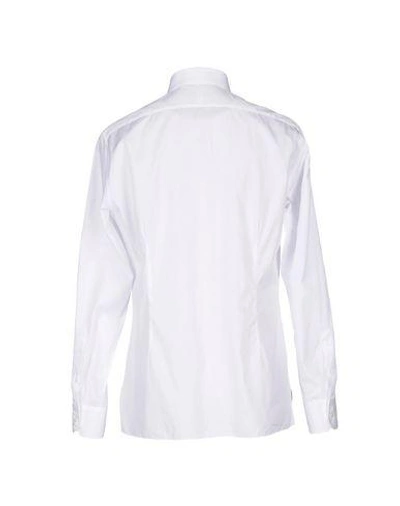 Shop Lanvin Solid Color Shirt In White