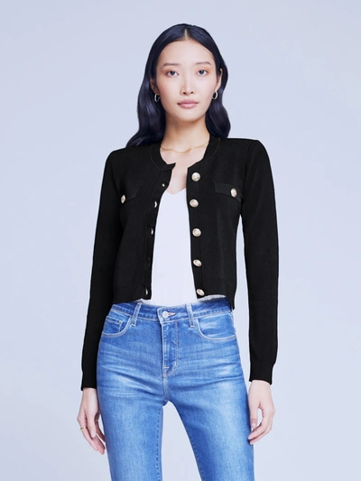 L'agence Toulouse Cardigan In Black