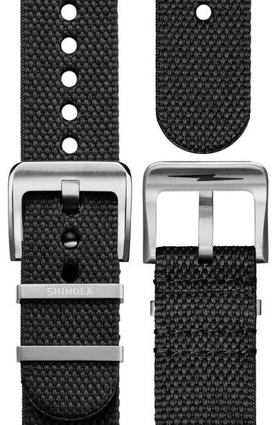 Shop Shinola Monster Gmt Automatic Bracelet & Webbing Strap Watch, 40mm In Black
