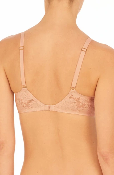 Shop Natori Levitate Underwire Unlined Bra In Cameo Rose