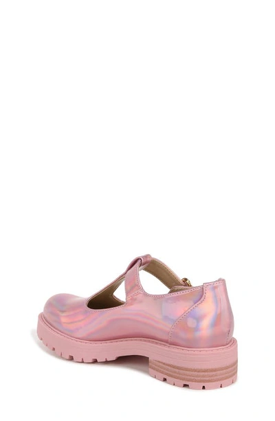 Shop Sam Edelman Kids' Taelor T-strap Shoe In Rose Multi