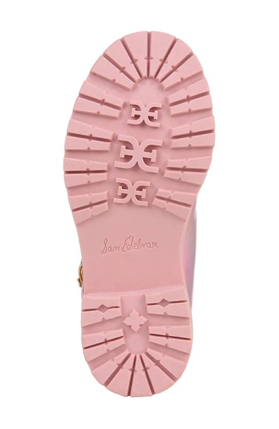 Shop Sam Edelman Kids' Taelor T-strap Shoe In Rose Multi