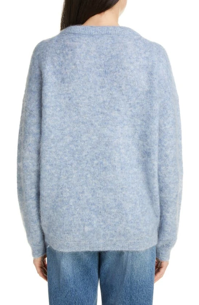 Acne Studios Dramatic Mohair-blend Sweater In Anthracite Grey | ModeSens