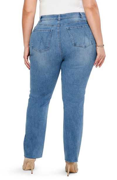 Nic + Zoe Ankle Straight Leg Jeans In Horizon
