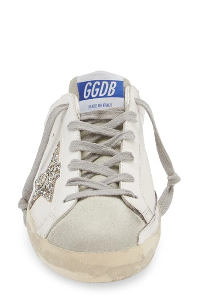 Shop Golden Goose Super-star Sabot Mule Sneaker In White/ Platinum