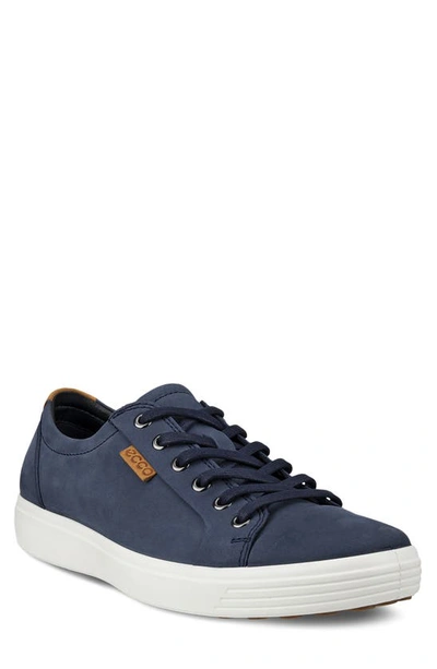 Ecco Soft 7 Sneaker In Marine/ Lion