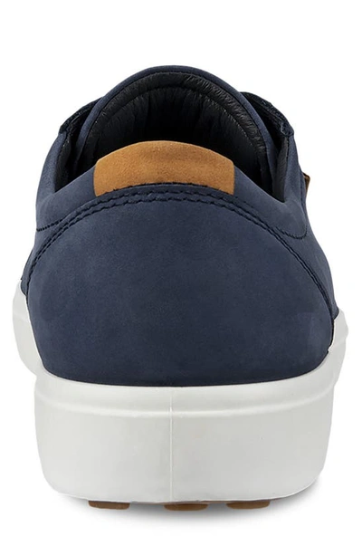 Ecco Soft 7 Sneaker In Marine/ Lion