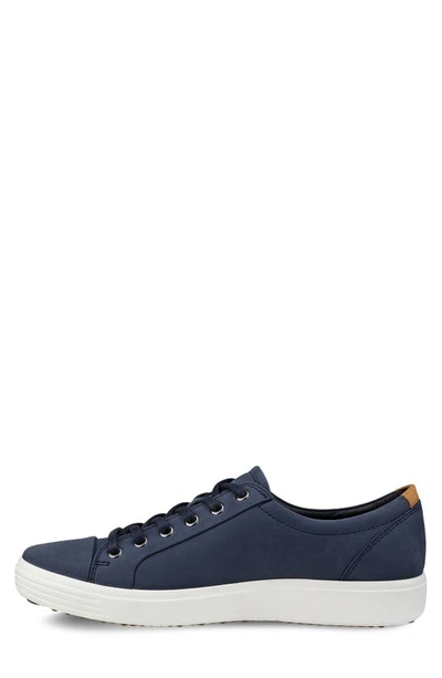 Ecco Soft 7 Sneaker In Marine/ Lion