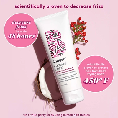 Shop Briogeo Farewell Frizz Blow Dry Perfection Heat Protectant Cream In Default Title