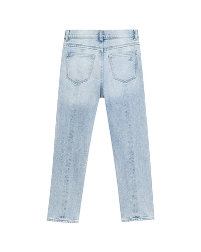 Shop Dl1961 Emie Straight High-rise Jean In Blue