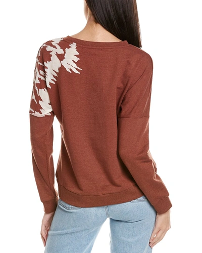 Shop Xcvi Twister Pullover In Brown