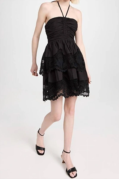 Shop Ulla Johnson Savannah Dress In Noir In Black