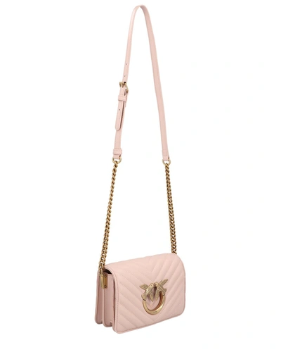 Shop Pinko Leather Shoulder Bag